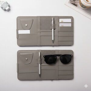 NWT Car Sun Visor Organizer for cards, pens etc Set of 2